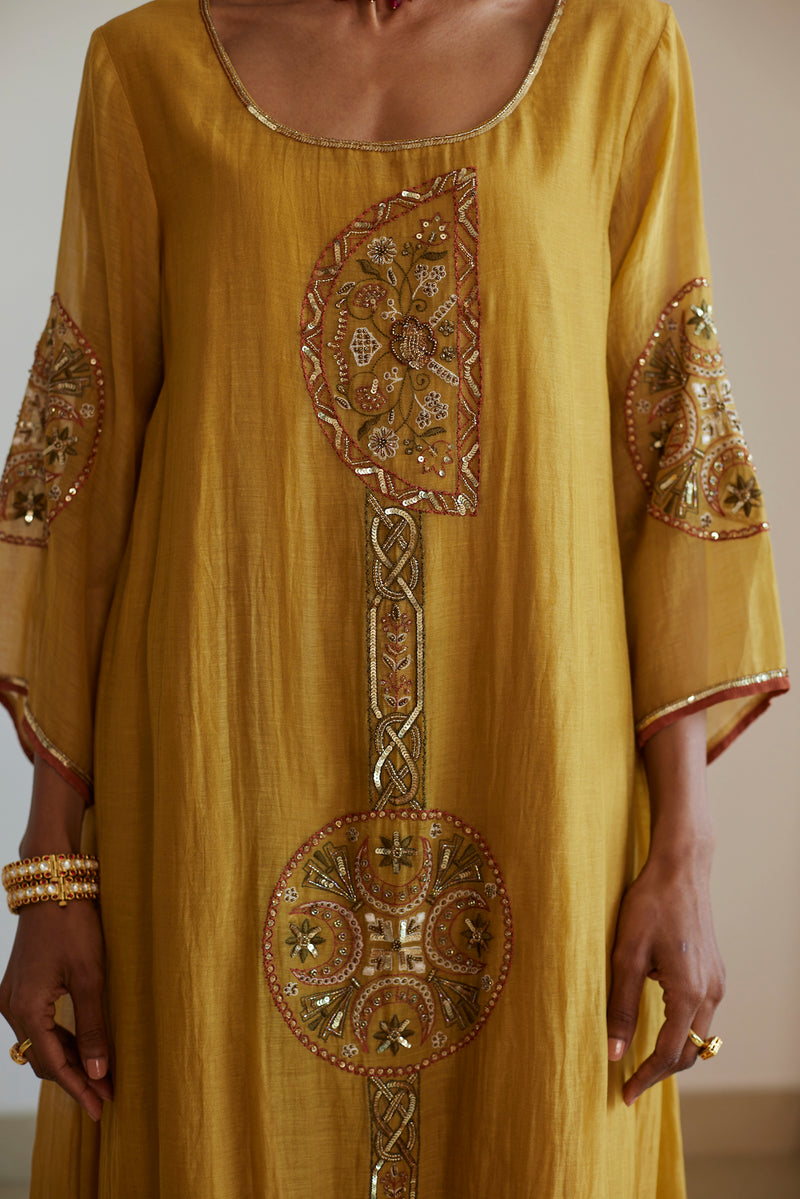 Yellow Shashi Kurta Set