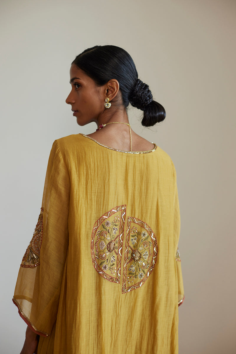 Yellow Shashi Kurta Set