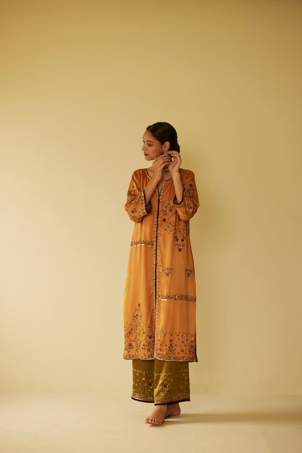 Yellow Farida Kurta Set