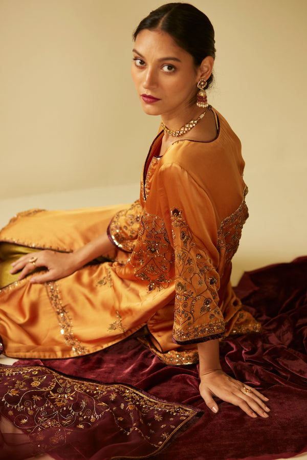 Yellow Farida Kurta Set