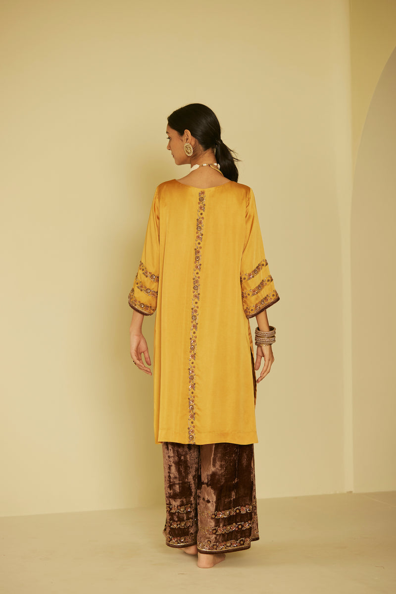 Yellow Arya Kurta Set