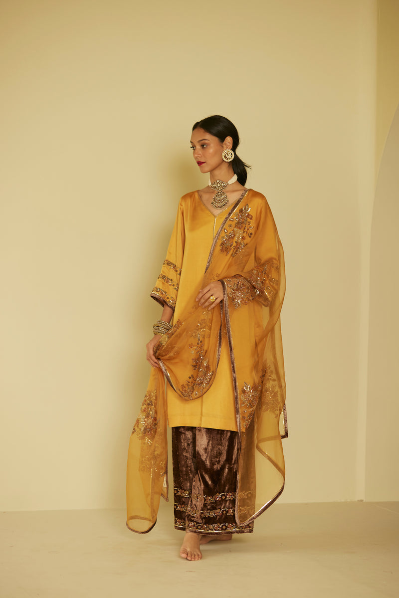 Yellow Arya Kurta Set