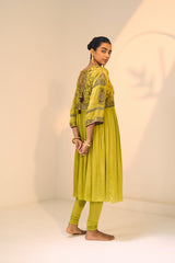 Green Lavanya Kurta Set