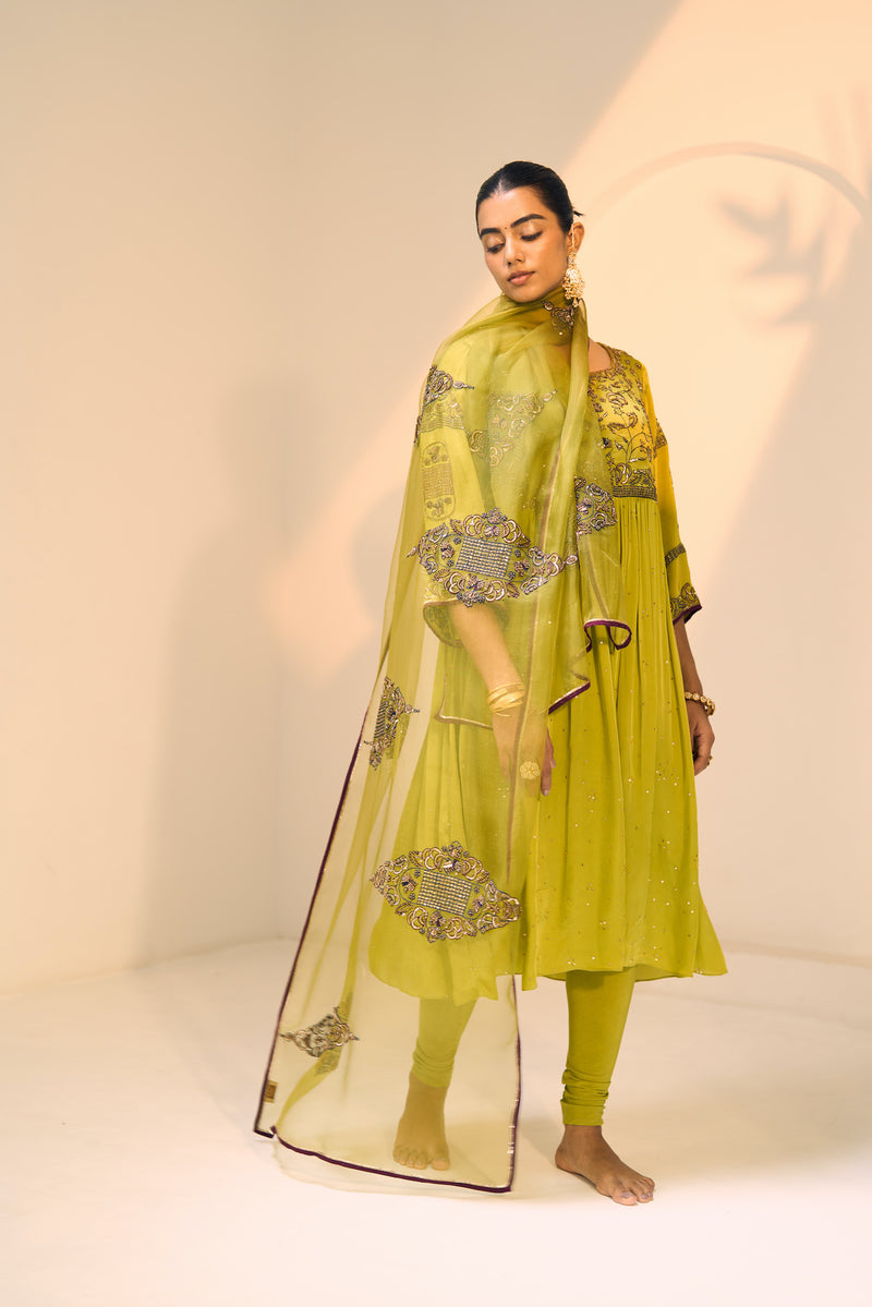 Green Lavanya Dupatta