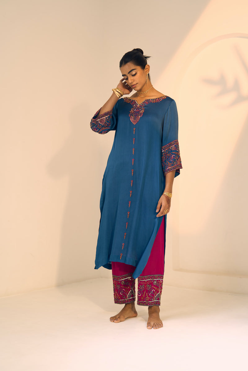 Blue Taara Kurta Set