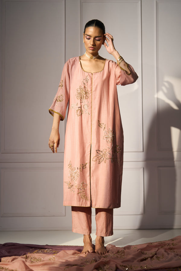 Pink Balori Kurta set