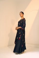 Black Chavi Lehenga Set