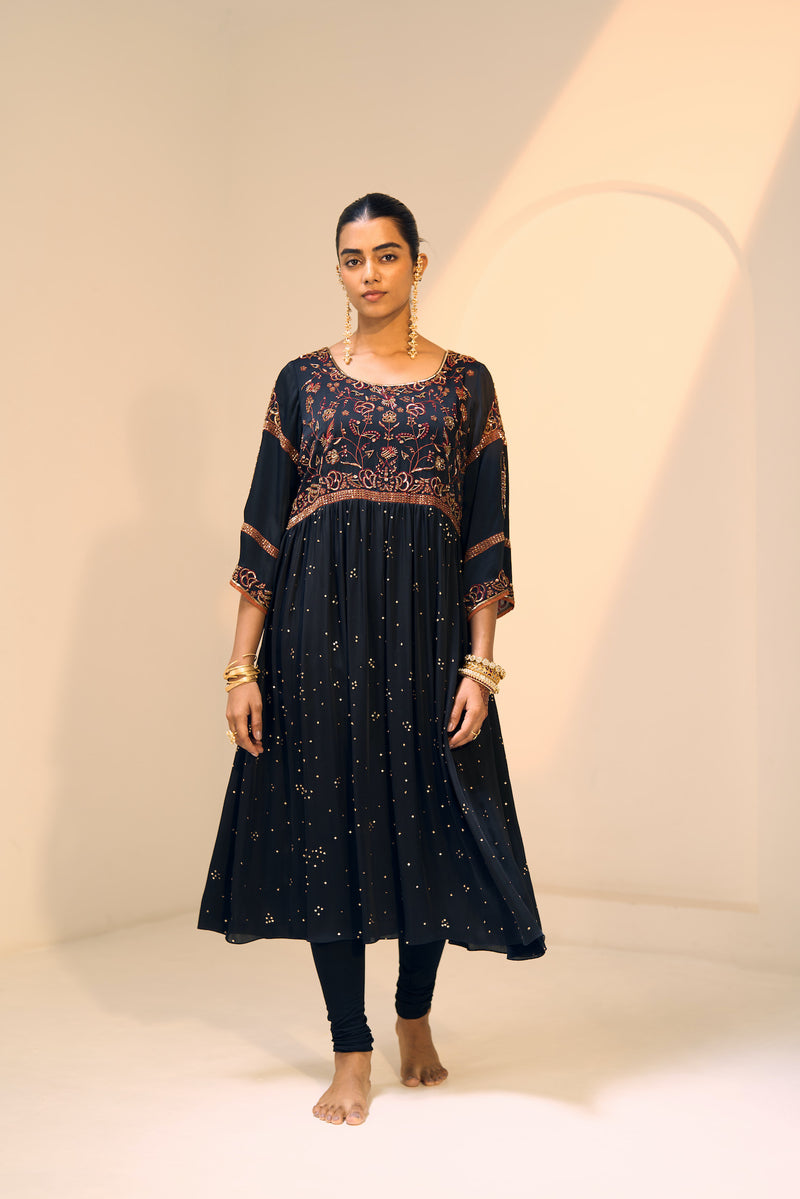 Black Lavanya Kurta Set