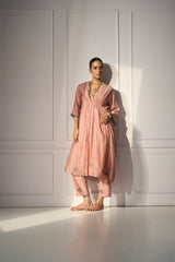 Pink Kashni Kaftaan set