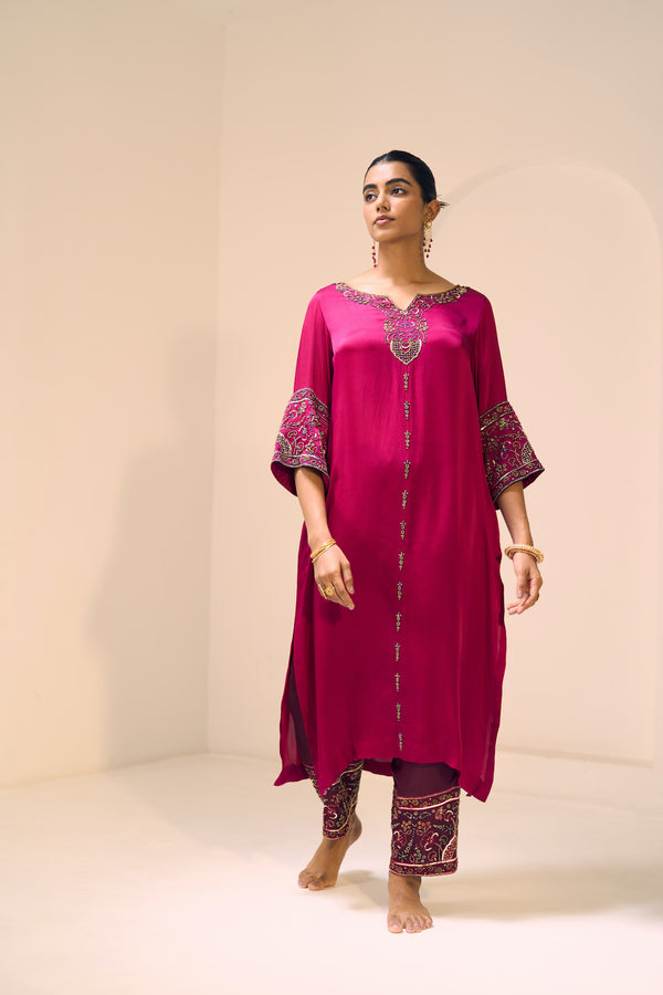 Pink Taara Kurta Set