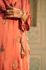 Orange Chavi Lehenga Set