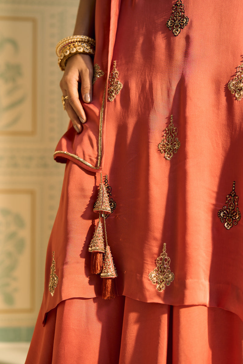 Orange Chavi Dupatta