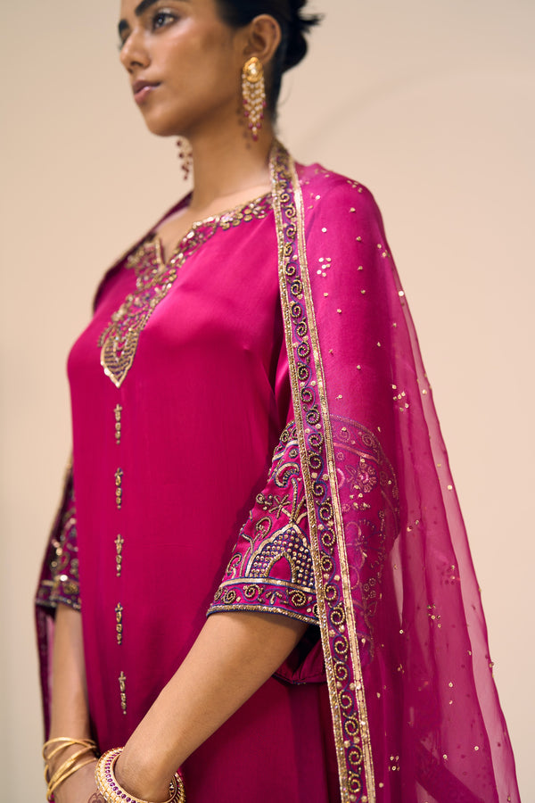 Pink Taara Dupatta