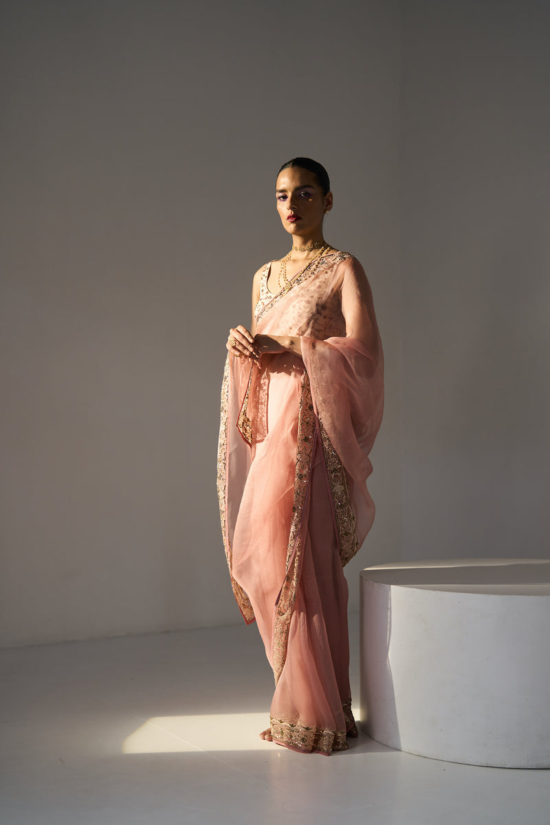Pink Pavit Saree