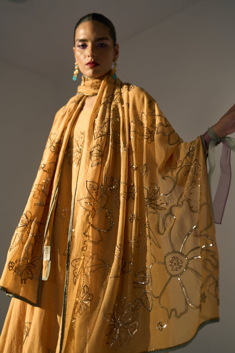 Yellow Mansa Dupatta