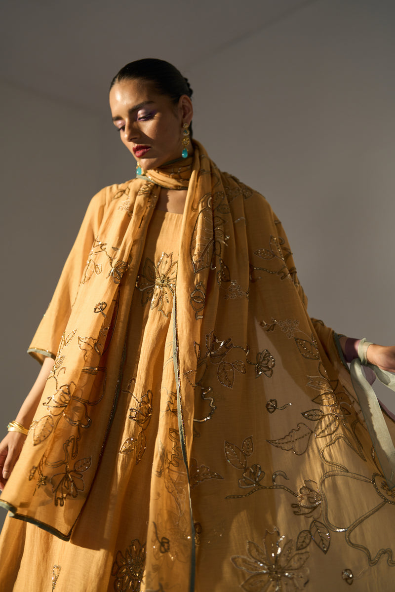 Yellow Mansa Dupatta