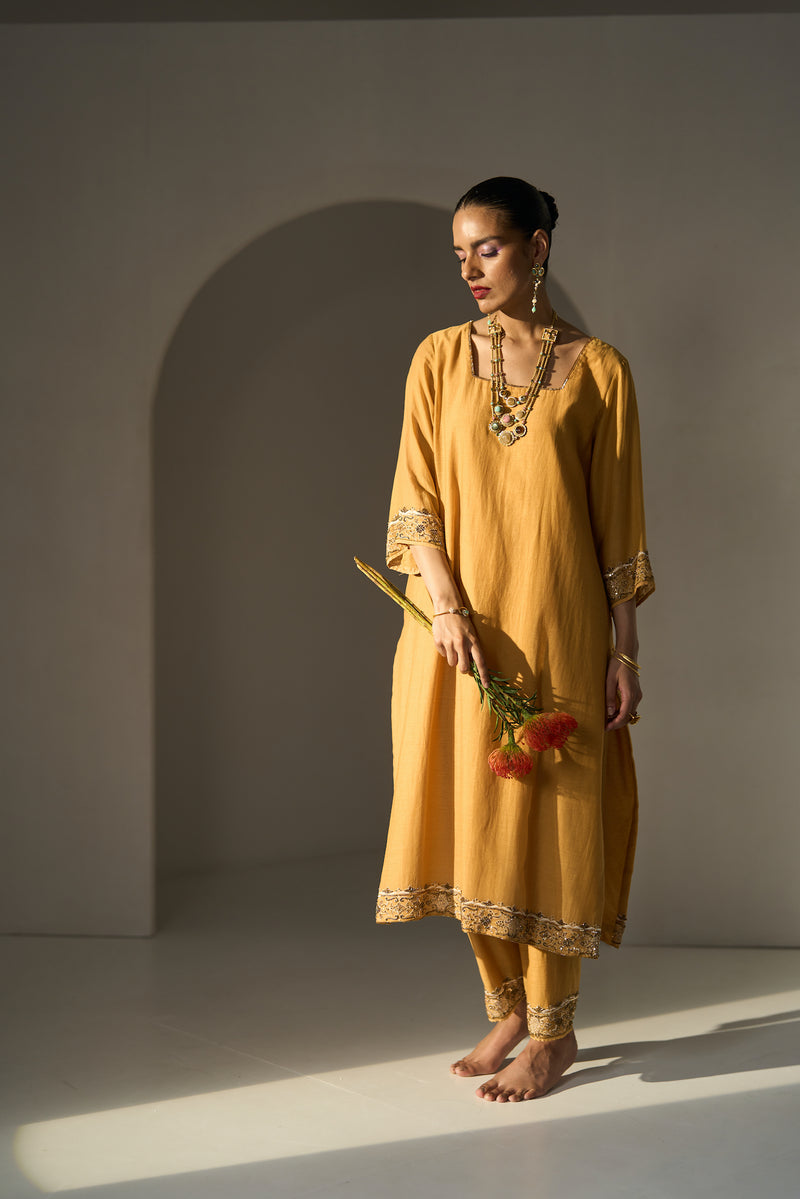 Yellow Pavit Kurta set