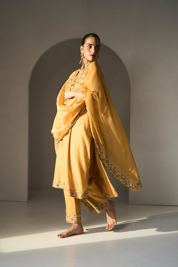 Yellow Pavit Dupatta