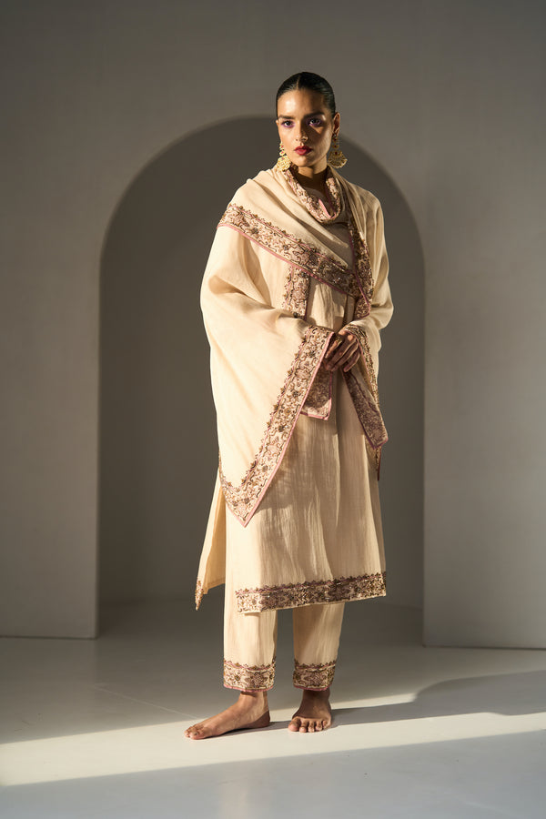 Cream Pavit Dupatta