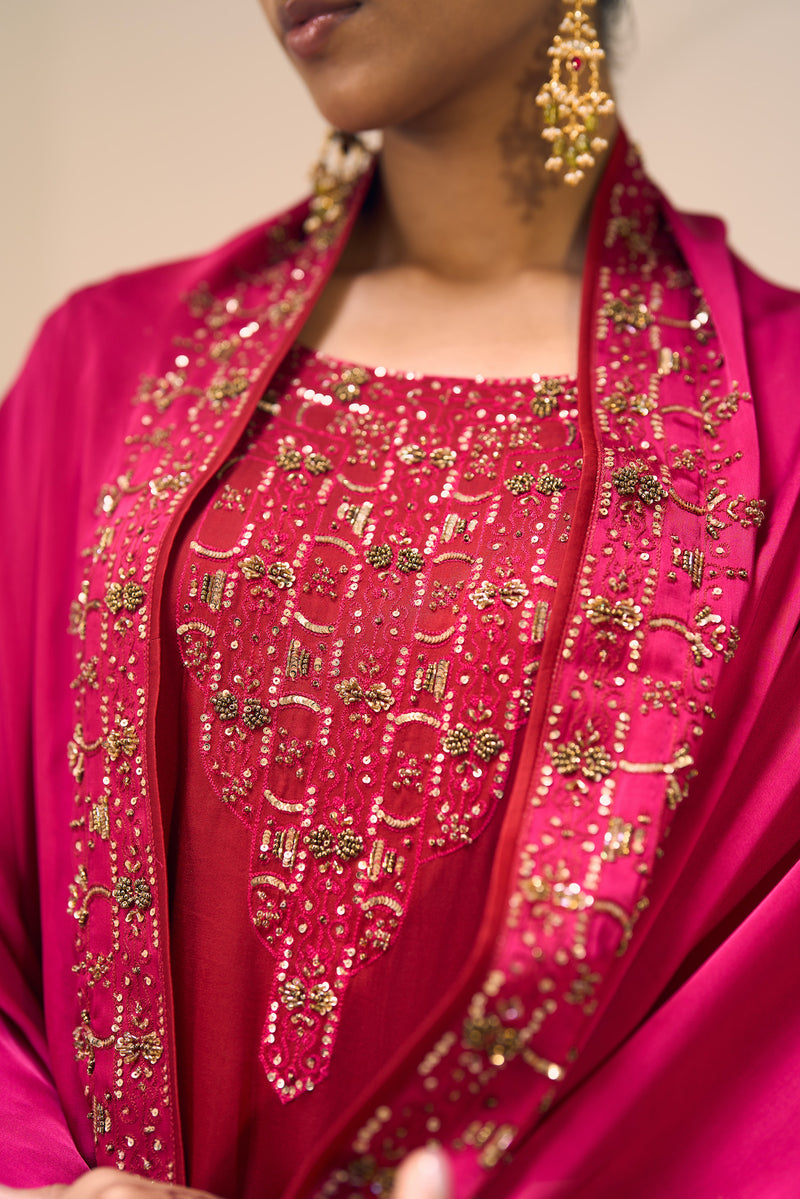 Pink Isha Dupatta