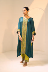 Green Seerat Kurta Set