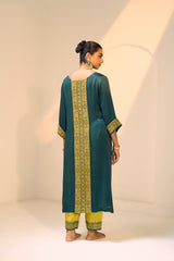 Green Seerat Kurta Set