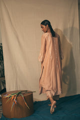 Salmon on Salmon Kurta Set