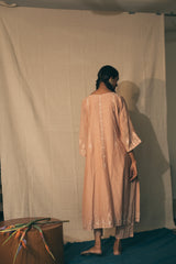 Salmon on Salmon Kurta Set