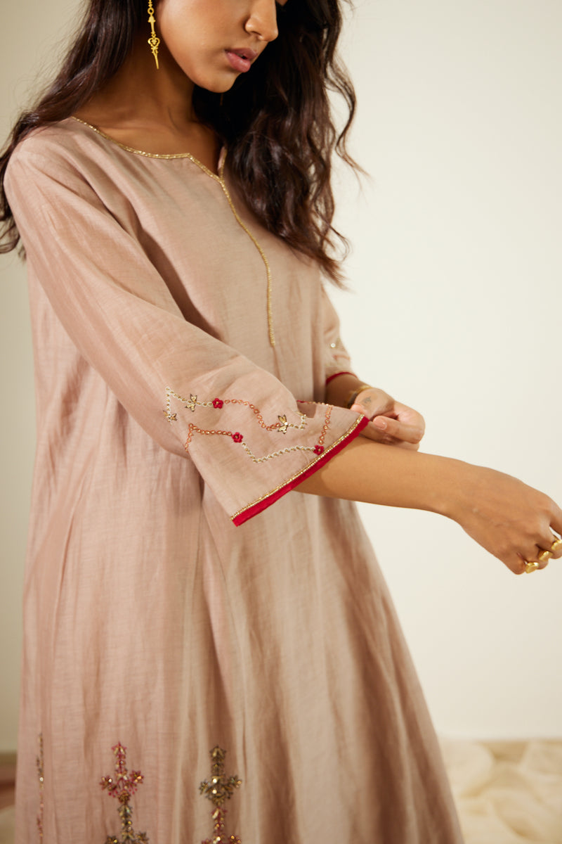 Grey Vrinda Kurta Set