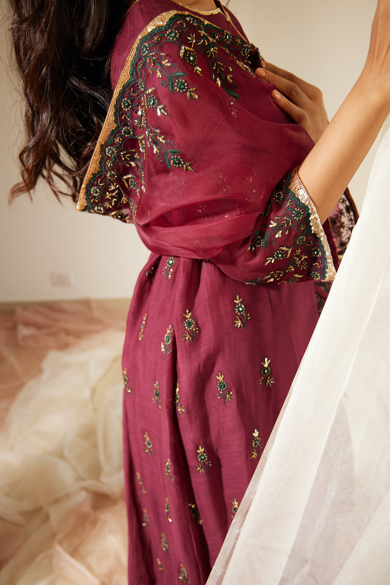 Purple Poornima Suit