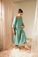 Blue Vrinda Kurta Set