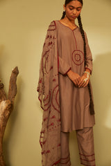 Grey Jhoomar Kurta Set