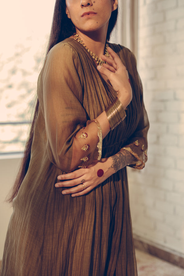 Olive Noor Kaftan Set